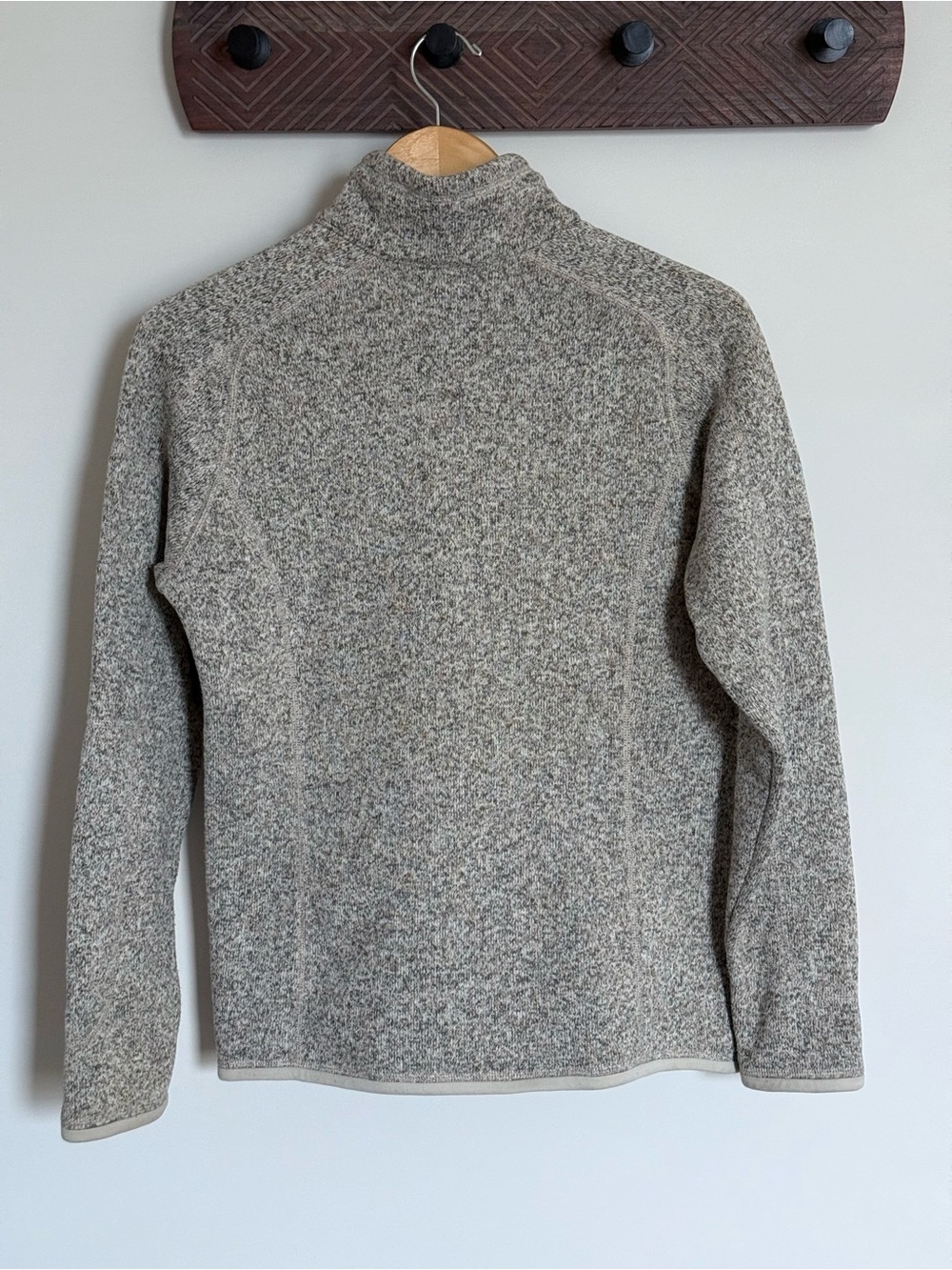 Patagonia Women’s Better Sweater 1/4 Zip Fleece Pullover Birch White Medium - Picture 4 of 14